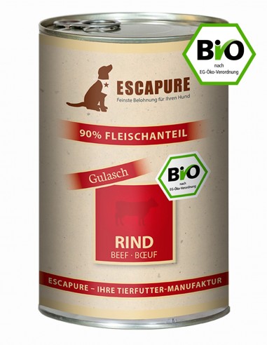 ESCAPURE BIO Ternera 400g - Comida Húmeda...