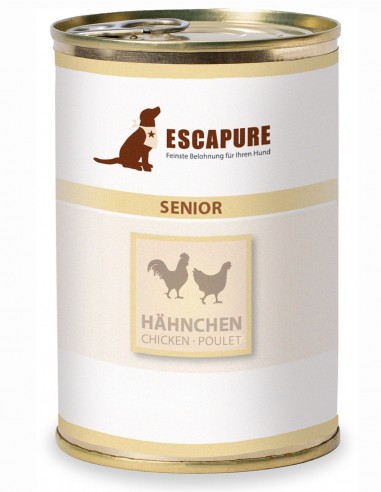 ESCAPURE Pollo 400g - Comida Húmeda Natural...