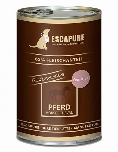 ESCAPURE Caballo 400g - Comida Húmeda Natural...