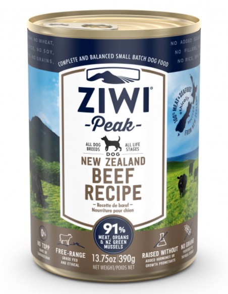 ZIWI PEAK Ternera 390g - Comida Húmeda para Perros