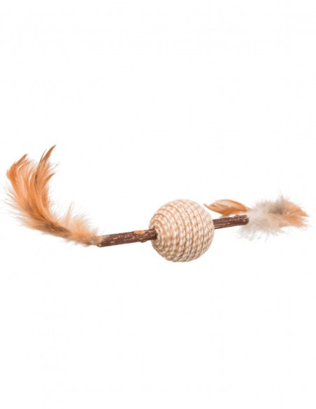 Juguete de Matatabi con Plumas 20cm - Para Gatos