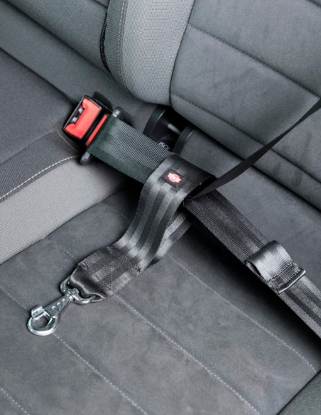 TRIXIE Correa para cinturón de Seguridad del Coche 30cm/45mm - Para Perros