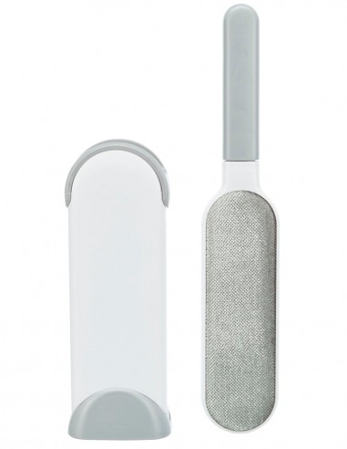 TRIXIE Kit Cepillo quitapelos con Base de Limpieza