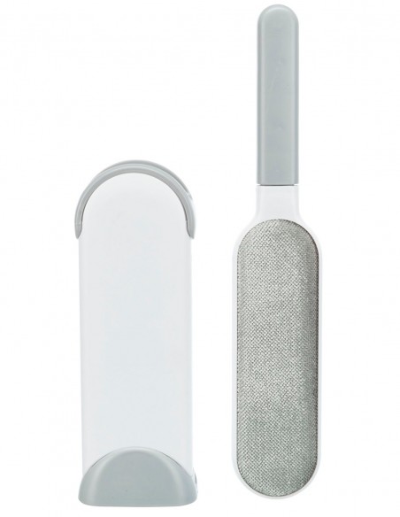 TRIXIE Kit Cepillo quitapelos con Base de Limpieza