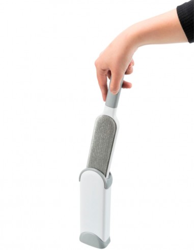 TRIXIE Kit Cepillo quitapelos con Base de Limpieza