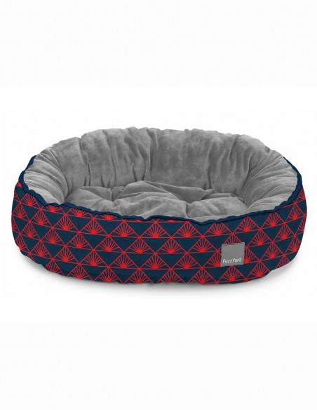 Cama Antiestrés para perros Reversible FuzzYard Charleston