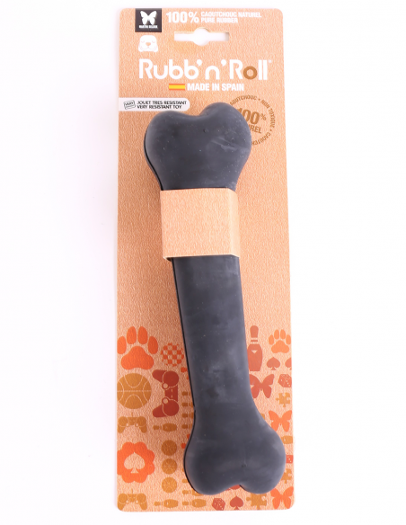 Rubb'n'black Hueso Mordedor Extreme Negro XL - Para Perros
