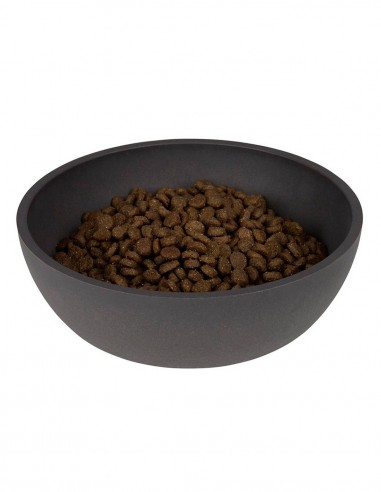 District 70 Comedero de Bambú Natural Negro S -...