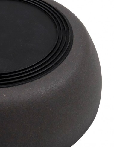 District 70 Comedero de Bambú Natural Negro L -...