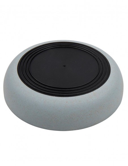 District 70 Comedero de Bambú Natural Ice Blue L - Para Perros