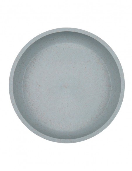 District 70 Comedero de Bambú Natural Ice Blue L - Para Perros