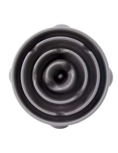 Slow Feed Comedero antivoracidad Gris 475ml