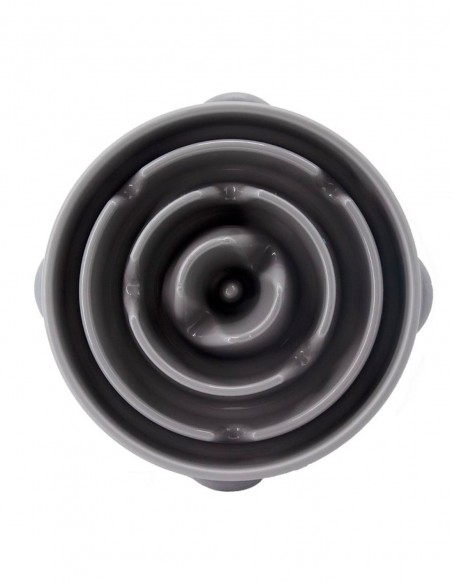 Slow Feed Comedero antivoracidad Gris 475ml