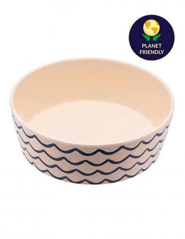 Beco Comedero de Bambú Natural Waves L - Para...