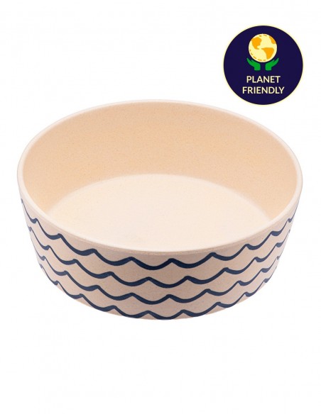Beco Comedero de Bambú Natural Waves L - Para Perros