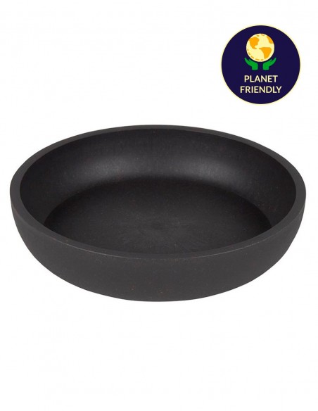 District 70 Comedero de Bambú Natural Negro - Para Gatos