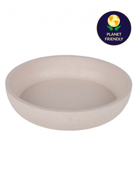 District 70 Comedero de Bambú Natural Merengue - Para Gatos