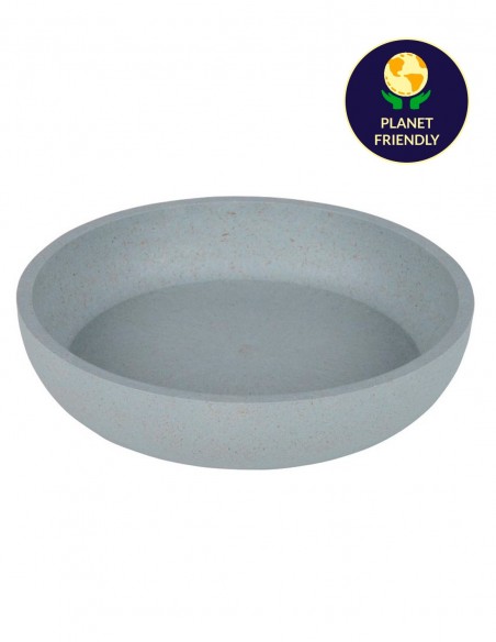 District 70 Comedero de Bambú Natural Ice Blue - Para Gatos