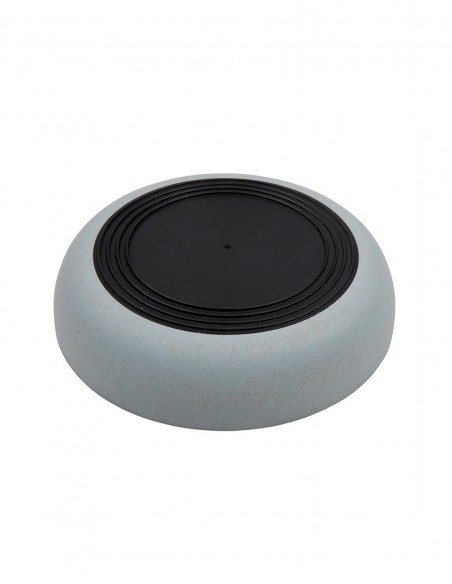 District 70 Comedero de Bambú Natural Ice Blue - Para Gatos