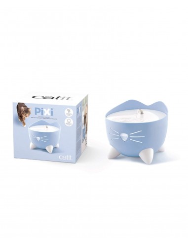 Catit Fuente PIXI Elegante Azul - Para Gatos