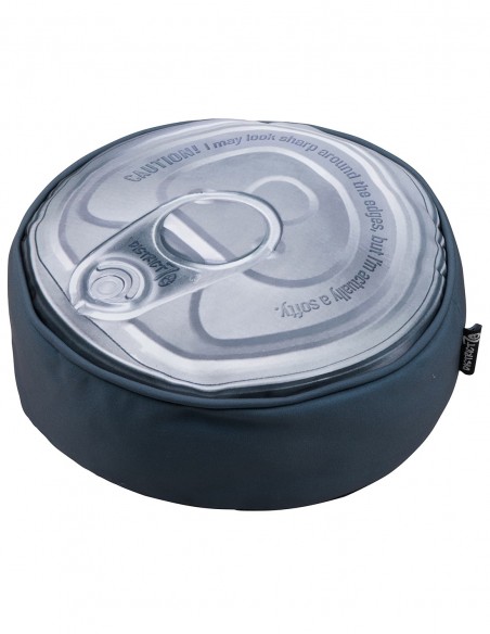 District 70 Puff Diseño de Lata color Acero