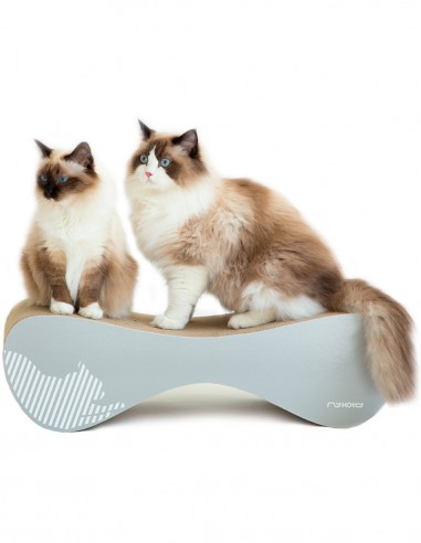 Rascador Vigo Lounge de Cartón GRIS - Juguete...