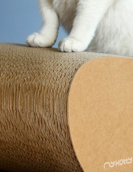 Rascador Vigo Lounge de Cartón MARRÓN - Juguete para Gatos