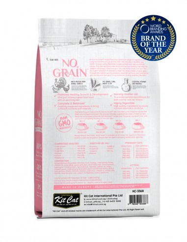 KIT CAT Pienso Pato y Pavo 1kg - Para KITTEN