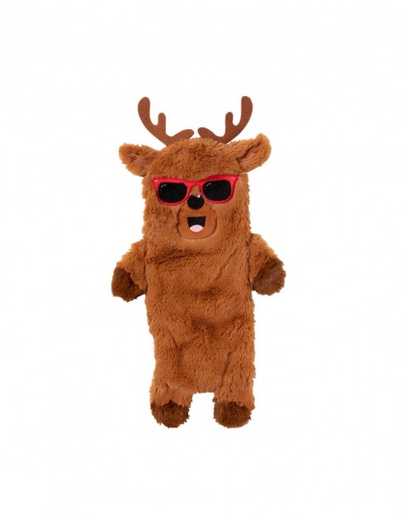 FuzzYard Xmas Flat Out Toy - Reindeer