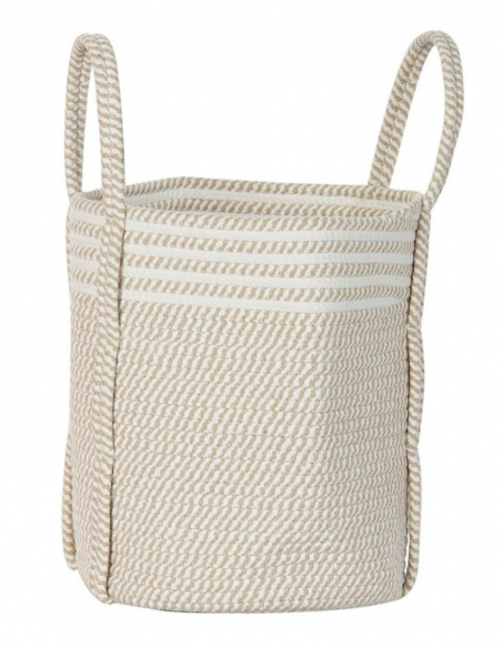 Cesta con Asas Beige 30x34cm - Organización