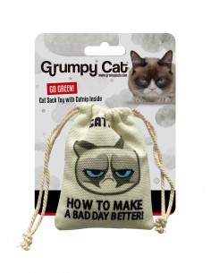 GRUMPY CAT Catnip Cat Sack - Juguete para gatos