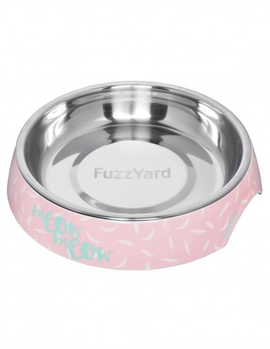 FUZZYARD Featherstorm - Comedero Plano para Gatos