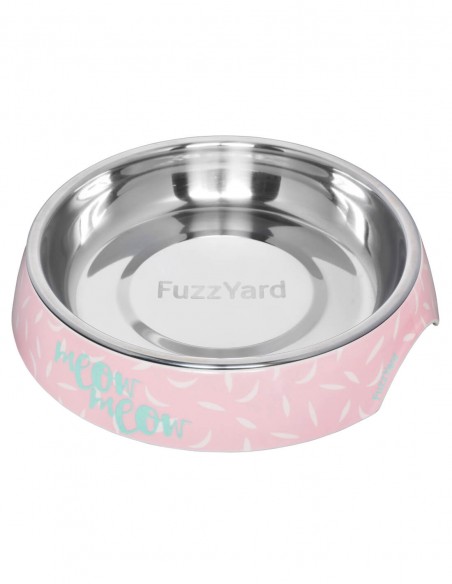 FUZZYARD Featherstorm - Comedero Plano para Gatos