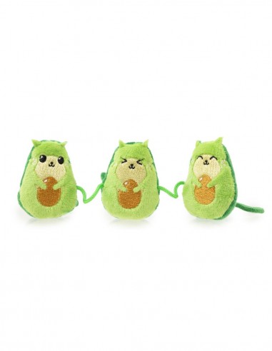 FUZZYARD Avocatos x3 - Juguete para Gatos