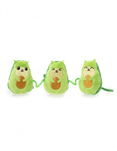 FUZZYARD Avocatos x3 - Juguete para Gatos