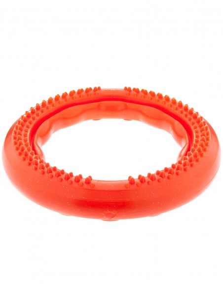 Anillo Ultra Resistente Mordedor Sabor Faisán Naranja 16cm