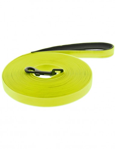 Correa Amarilla PVC Con Asa De Neopreno 6m