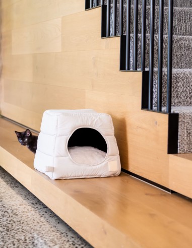 FuzzYard LIFE Cama Cueva de algodón - Sandstone