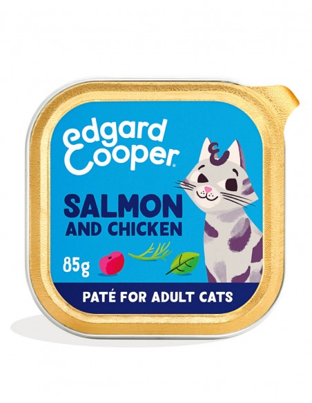Edgard Cooper Pack Degustación 8x85g - Comida Húmeda SIN cereales Gatos