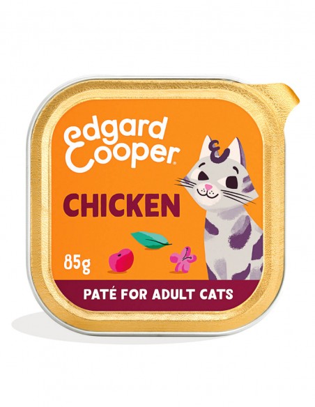 Edgard Cooper Pack Degustación 8x85g - Comida Húmeda SIN cereales Gatos