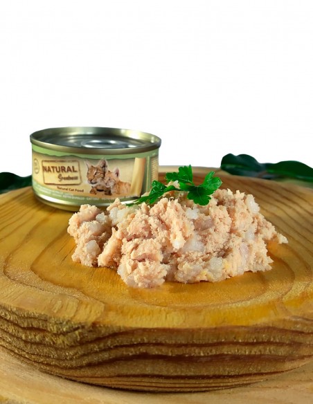 NATURAL GREATNESS Pollo y Caldo de Pollo 70g - Comida húmeda KITTEN