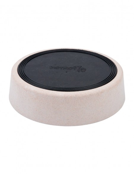 District 70 Comedero Antivoracidad Bambú Merengue M - Para Perros