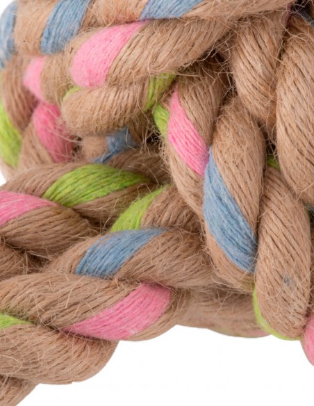 Beco Pelota con Lazo de Cañamo M - Cepillo de Dientes Natural