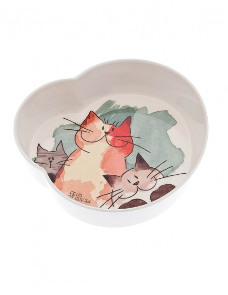 Pack 2 Comederos Fun Cat 450ml - Para Gatos