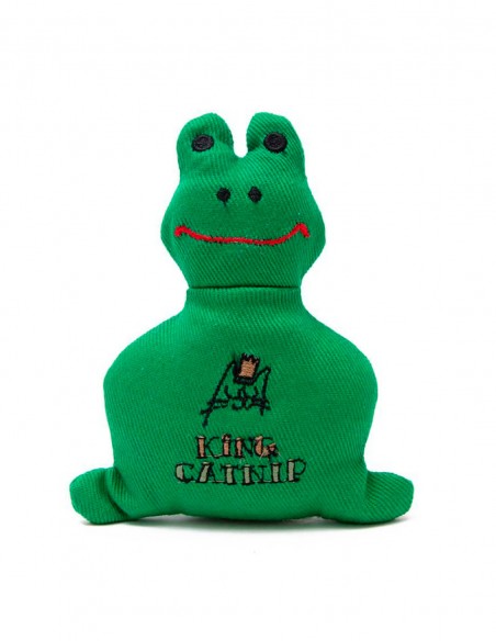 KING CATNIP Rana con Catnip 100% Orgánico - Juguete para Gatos