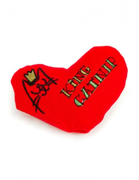 KING CATNIP Corazón con Catnip 100% Orgánico - Juguete para Gatos