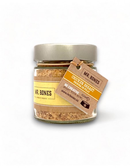 MR. BONES Toppers Pechuga de Pollo 100g - Para Perros y Gatos