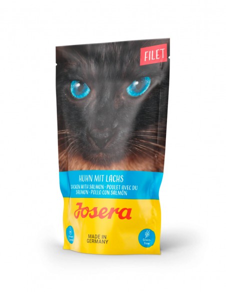 JOSERA Filete de Pollo con Salmón 70g - Comida Húmeda para Gatos