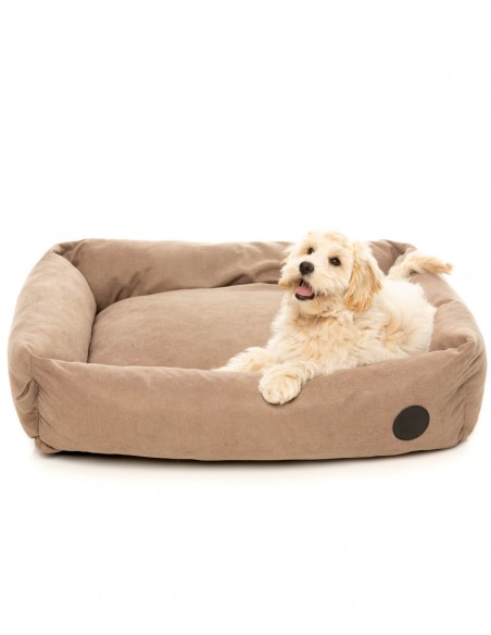 FUZZYARD Mocha - Cama Lounge para perro