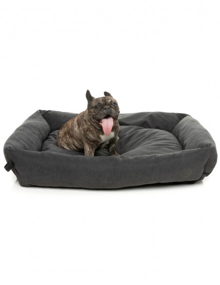 FUZZYARD Charcoal - Cama Lounge para perro